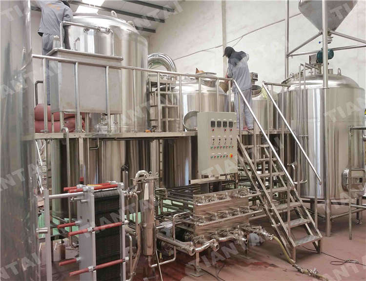 3500L four vessel brew house system